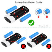 Γρήγορη φόρτιση 18650 Power Bank Θήκες USB 5V Φόρτιση μπαταρίας Κουτιά αποθήκευσης