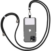 Universālā tālruņa pret pazaudēšanas virves DIY atslēgu piekariņu noņemamas siksnas mobilajam tālrunim Crossbody mobilā tālruņa virves iekarināmās kakla siksnas