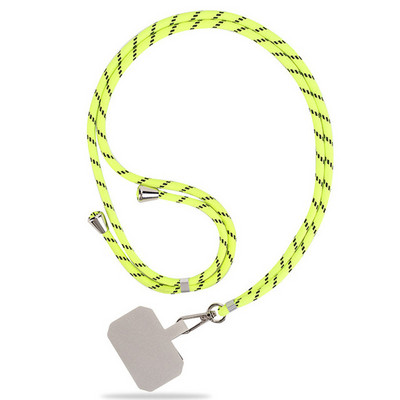 Universālā tālruņa pret pazaudēšanas virves DIY atslēgu piekariņu noņemamas siksnas mobilajam tālrunim Crossbody mobilā tālruņa virves iekarināmās kakla siksnas