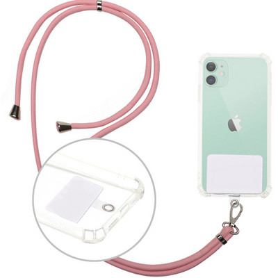 Universālā tālruņa pret pazaudēšanas virves DIY atslēgu piekariņu noņemamas siksnas mobilajam tālrunim Crossbody mobilā tālruņa virves iekarināmās kakla siksnas