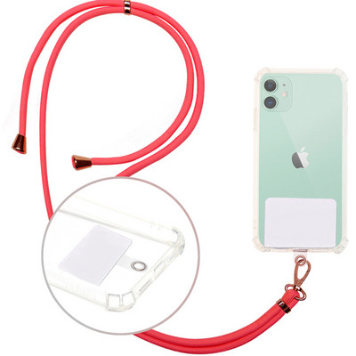 Universālā tālruņa pret pazaudēšanas virves DIY atslēgu piekariņu noņemamas siksnas mobilajam tālrunim Crossbody mobilā tālruņa virves iekarināmās kakla siksnas