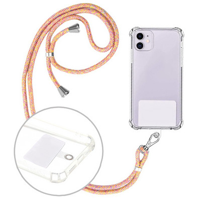 Universālā tālruņa pret pazaudēšanas virves DIY atslēgu piekariņu noņemamas siksnas mobilajam tālrunim Crossbody mobilā tālruņa virves iekarināmās kakla siksnas