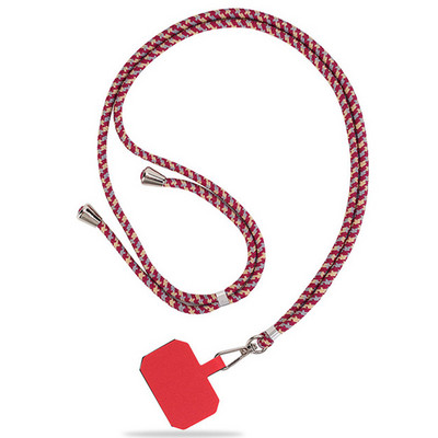 Universālā tālruņa pret pazaudēšanas virves DIY atslēgu piekariņu noņemamas siksnas mobilajam tālrunim Crossbody mobilā tālruņa virves iekarināmās kakla siksnas