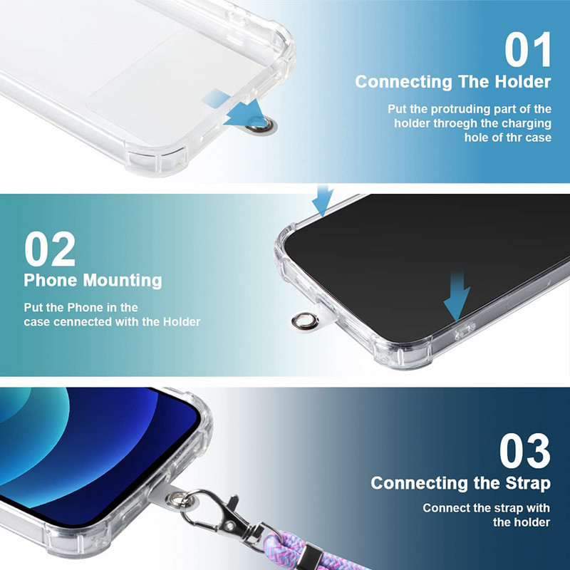 Universalūs telefono dirželiai, apsaugantys nuo pametimo