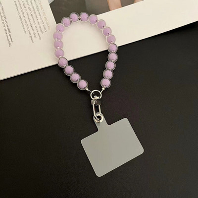Anti-lost Universal Strap Κοντό κορδόνι καρπού με χάντρες πολύχρωμο βραχιόλι με χάντρες Κρεμαστό μενταγιόν χειρός Κορδόνι κινητού τηλεφώνου