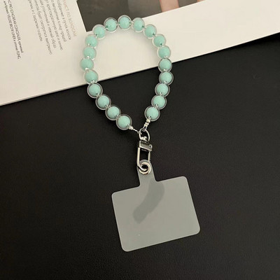 Anti-lost Universal Strap Κοντό κορδόνι καρπού με χάντρες πολύχρωμο βραχιόλι με χάντρες Κρεμαστό μενταγιόν χειρός Κορδόνι κινητού τηλεφώνου