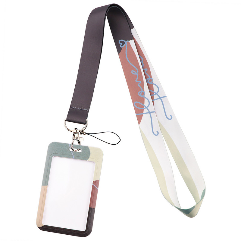 JF1364 Минимализъм Любов презрамка за врата Връзки за ключ Лична карта Фитнес зала Каишка за мобилен телефон USB държач за значка Въже Висулка Ключодържател Подарък