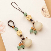 1Pc Creative Lucky Bodhi Τηλεφωνική Αλυσίδα Κινεζικού Στυλ Good Luck Fortune Bodhi Κρεμαστό τηλέφωνο Charms Διακόσμηση