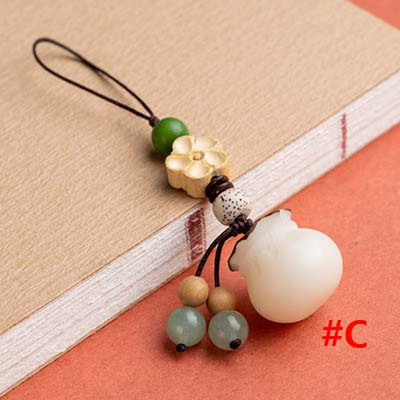 1Pc Creative Lucky Bodhi Τηλεφωνική Αλυσίδα Κινεζικού Στυλ Good Luck Fortune Bodhi Κρεμαστό τηλέφωνο Charms Διακόσμηση