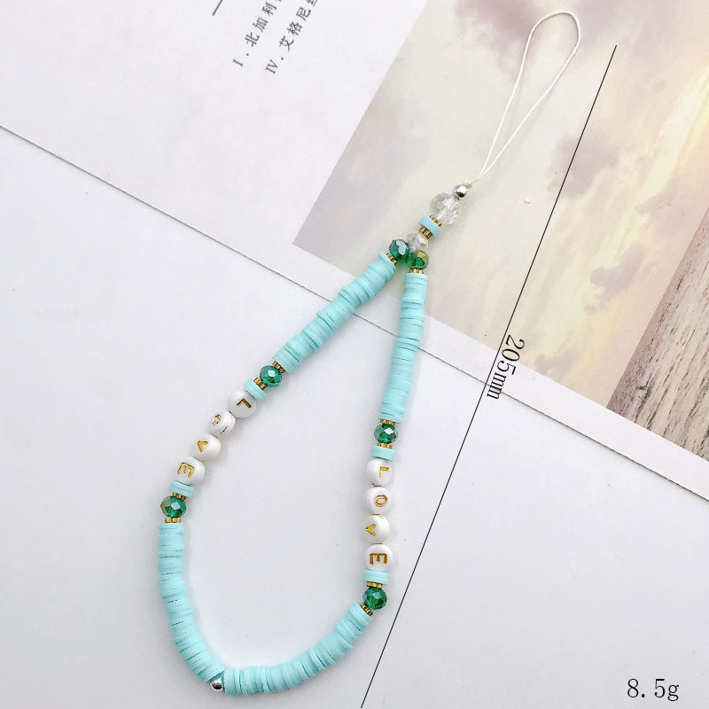 Nova keramika u boji LJUBAV Lanac za mobilni telefon Ručno izrađeni DIY konop za mobilni telefon Torbica za slušalicu Kozmetički materijali Uže za telefon