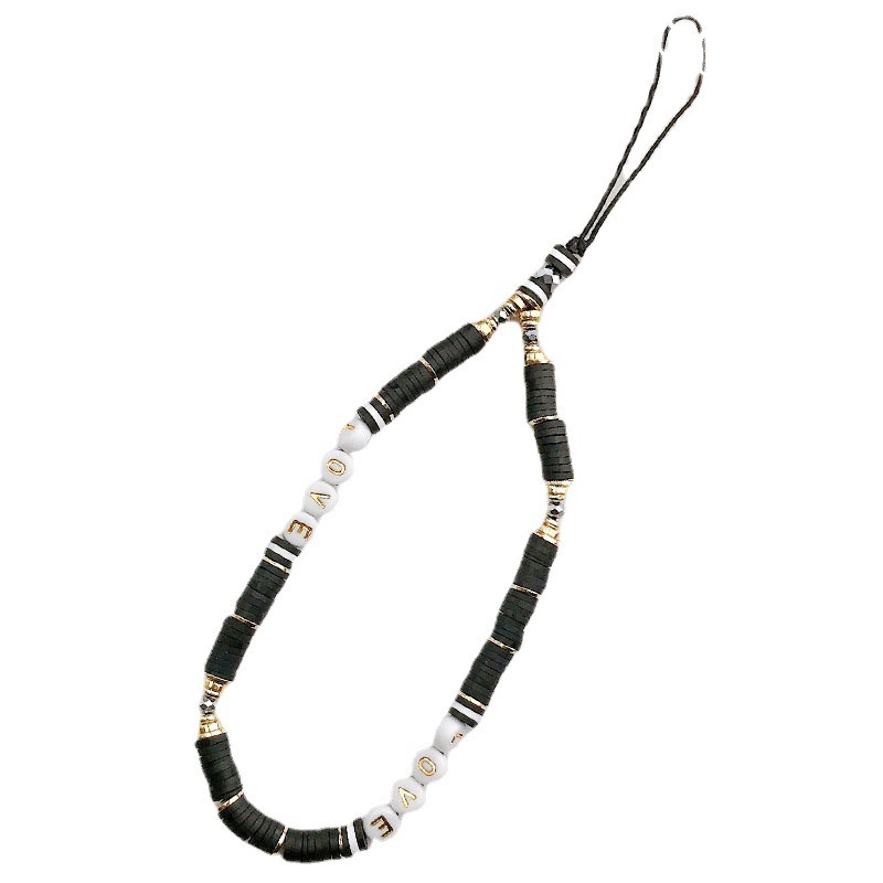 Nova keramika u boji LJUBAV Lanac za mobilni telefon Ručno izrađeni DIY konop za mobilni telefon Torbica za slušalicu Kozmetički materijali Uže za telefon