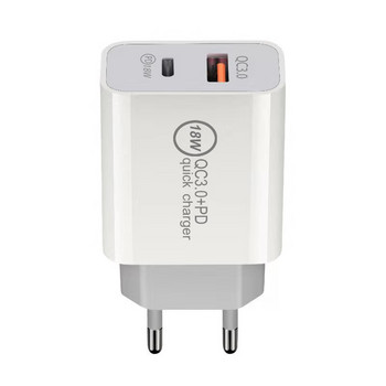 За iPhone 14 Pro 13 Pro Max PD Type-C Бързо зарядно устройство за Apple iPhone 12 11 Pro XR XS Max Samsung Power Phone Adapter US EU AU UK