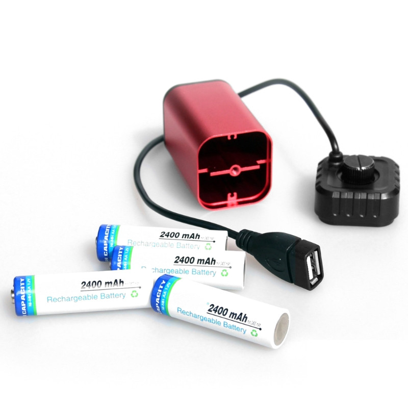 Vodootporni 5V USB prijenosni 4X AA punjač za baterije, kutija s kutijom za napajanje