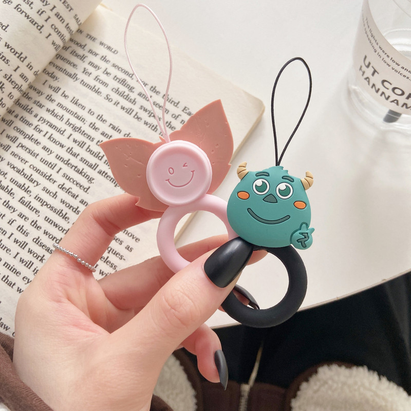 Slatki crtani silikonski, meki, otporni na mrlje, uže za mobilni telefon, U disk, privjesak, remen za prsten za prste