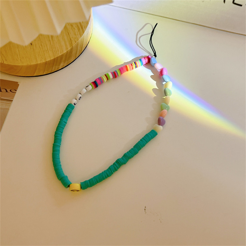 Slatki Sunčev cvijet s perlama za iPhone Lanac Akrilni privjesak za mobilni telefon Remen Anti-Lost Phone Narukvica Lanac za vješanje Nakit Pokloni