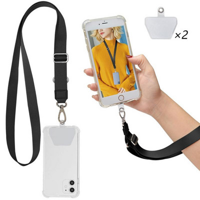 Mobiltelefon leesés elleni nyakpántok zsinór, állítható pánt, biztonsági heveder Univerzális mobiltelefon-tartozékok