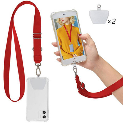Mobiltelefon leesés elleni nyakpántok zsinór, állítható pánt, biztonsági heveder Univerzális mobiltelefon-tartozékok