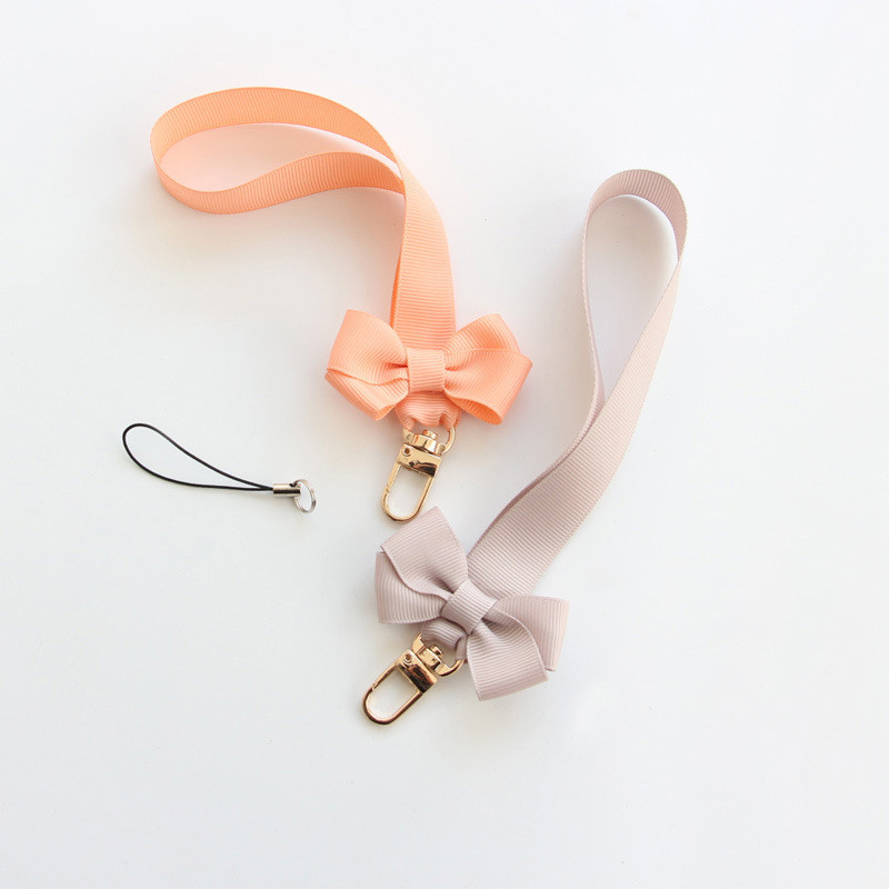 Bowknot lanac za mobilni telefon, privjesak, univerzalni remen za ruku, poklon za djecu, prijatelje, USB značku, privjesak za ključeve, uže za zapešće