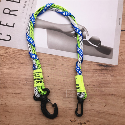 Curele pentru telefon mobil Breloc Breloc Braid Twist Nylon Curele pentru telefon Mânere de centură Funie DIY Bag Accesorii Piese