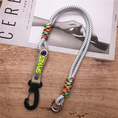 Curele pentru telefon mobil Breloc Breloc Braid Twist Nylon Curele pentru telefon Mânere de centură Funie DIY Bag Accesorii Piese