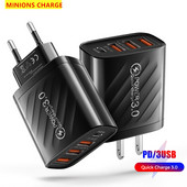 30 W-os USB C töltő Gyorstöltő iphone 13 12 Xiaomi Huawei Samsung Quick Charge 3.0 4.0 mobiltelefon-töltő adapterhez QC 3.0