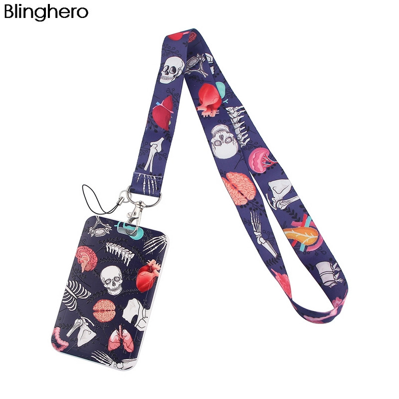 BH1284 Blinghero floarea-soarelui curele de gât șnur pentru telefon cheie de conștientizare a autismului Jigsaw Puzzle atârna funie cu suport de card