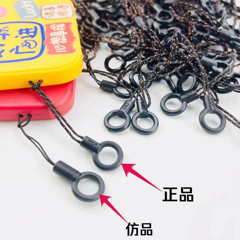 Csc Mali crni konop Diy Dodaci Odvojiva kopča za zrakoplov Remen Glava užeta Veleprodajna uzica za ključeve Uzica za mobitel