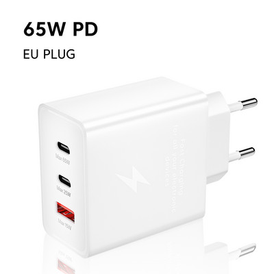 105 W USB C gyorstöltő 3 portos mobiltelefon C típusú töltő Quick Charge 3.0 tápadapter iPhone 12 13 Pro Xiaomi Samsung telefonhoz