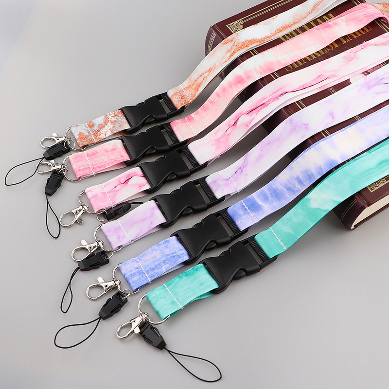 Verzija s kopčom s teksturom mramora Uže za ključeve Traka oko vrata Držač ID značke Privjesak za ključeve Držač za ključeve Uže za vješanje Pribor