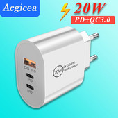 Φορτιστής USB Quick Charge 3.0 για iPhone Γρήγορη φόρτιση τοίχου για Samsung S10 Plug Προσαρμογέας φορτιστών κινητών τηλεφώνων Xiaomi Mi Huawei