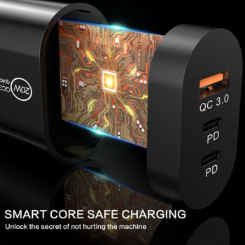 Φορτιστής USB Quick Charge 3.0 για iPhone Γρήγορη φόρτιση τοίχου για Samsung S10 Plug Προσαρμογέας φορτιστών κινητών τηλεφώνων Xiaomi Mi Huawei