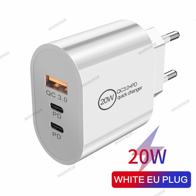 Φορτιστής USB Quick Charge 3.0 για iPhone Γρήγορη φόρτιση τοίχου για Samsung S10 Plug Προσαρμογέας φορτιστών κινητών τηλεφώνων Xiaomi Mi Huawei