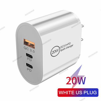 Φορτιστής USB Quick Charge 3.0 για iPhone Γρήγορη φόρτιση τοίχου για Samsung S10 Plug Προσαρμογέας φορτιστών κινητών τηλεφώνων Xiaomi Mi Huawei