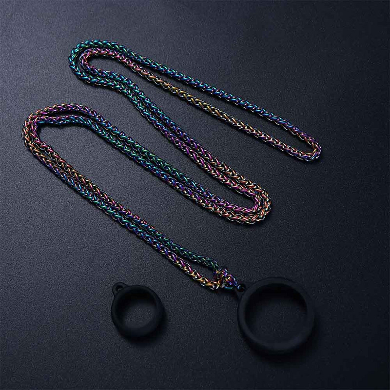 Prijenosni metalni remen za vrpcu Neklizajući prsten za vješanje Uže protiv pada Dodaci Lanac od zmijske kosti Vaporizer Raspršivač