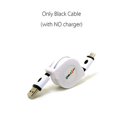 Cablu USB tip C retractabil 1M 2M 3M Cablu de încărcare USB C Adaptor încărcător telefon Cablu cablu de încărcare tip c pentru Samsung Huawei