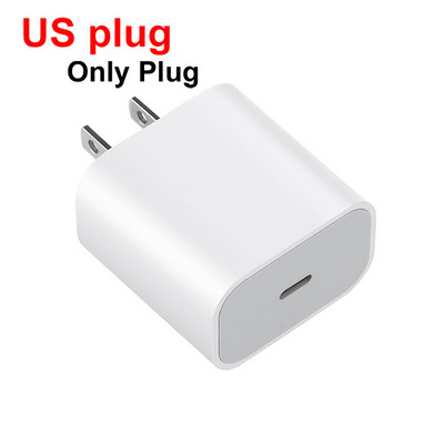 PD 20 W USB-C hálózati adapter töltő US EU Plug QC4.0 okostelefon gyorstöltő ipad pro 2021 2020 2018 11`` 13`` iPhone 12 11 készülékhez