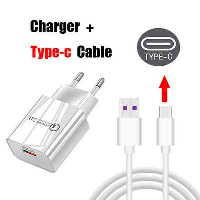 Încărcător USB Încărcare rapidă QC 3.0 pentru telefon Xiaomi Redmi Note 9 Pro Redmi K40 Pro Samsung Huawei 18W Adaptor încărcătoare pentru telefon mobil