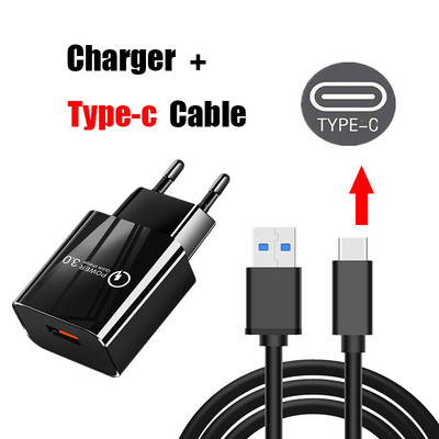 Încărcător USB Încărcare rapidă QC 3.0 pentru telefon Xiaomi Redmi Note 9 Pro Redmi K40 Pro Samsung Huawei 18W Adaptor încărcătoare pentru telefon mobil