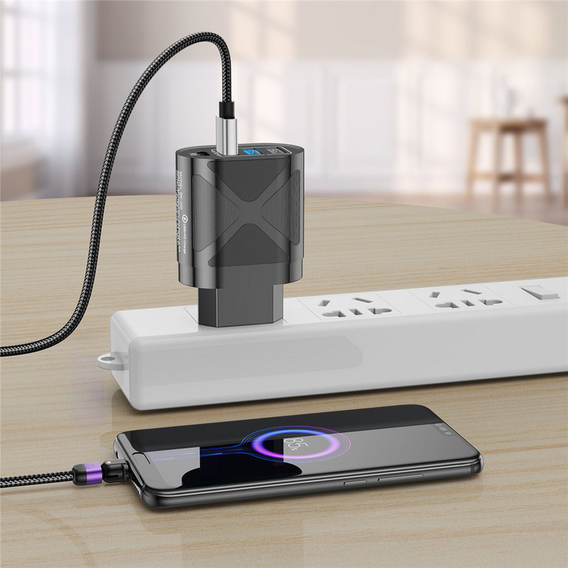 48W PD USB C punjač Quick Charge QC 4.0 PD 3.0 mobilni telefon Brzo punjenje za iphone Xiaomi redmi Travel Type C adapter za punjenje