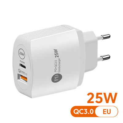 Olaf PD 25W USB C įkroviklis Telefono įkroviklis Greitas įkrovimas C tipo įkroviklis Greitas įkrovimas 3.0 Adapteris iPhone Xiaomi Huawei Samsung
