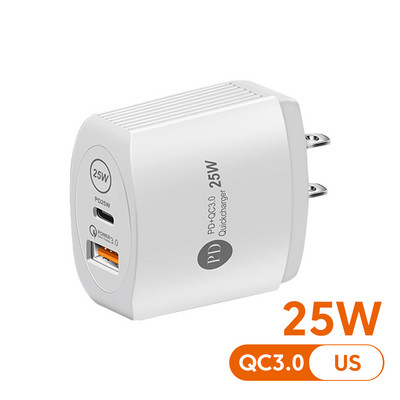 Olaf PD 25W USB C įkroviklis Telefono įkroviklis Greitas įkrovimas C tipo įkroviklis Greitas įkrovimas 3.0 Adapteris iPhone Xiaomi Huawei Samsung