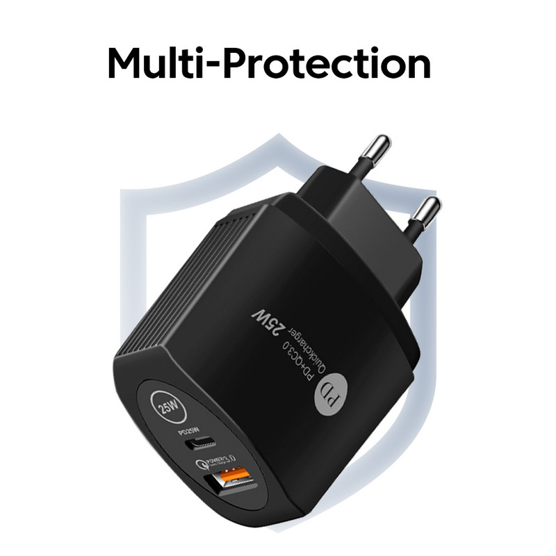 Olaf PD 25W USB C įkroviklis Telefono įkroviklis Greitas įkrovimas C tipo įkroviklis Greitas įkrovimas 3.0 Adapteris iPhone Xiaomi Huawei Samsung