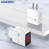 5V 3.1A digitális kijelzős USB töltő iPhone töltőhöz 3.0 USB gyorstöltő fali telefon töltő iPhone 12 11 Samsung Xiaomihoz