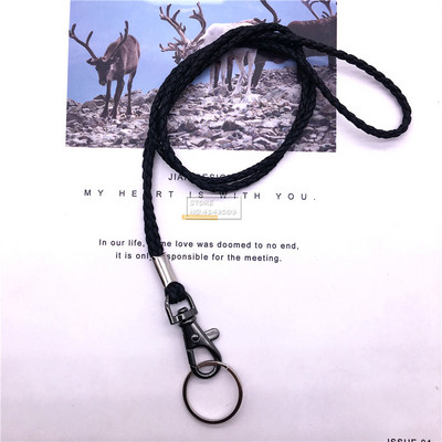 Nylon üreges nyakszíj klipszel és zsinórral a kulcsok azonosító jelvénytartójához kamera mobiltelefon iPod MP3 MP4 USB flash meghajtóhoz