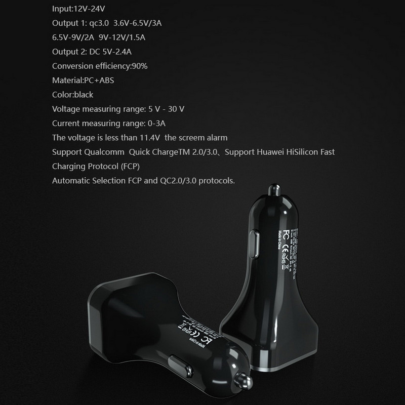 KEBIDU Dual USB auto punjač za mobilni telefon Tablet GPS 4.8A brzi punjač auto-punjač Dual USB auto punjač adapter za auto u autu