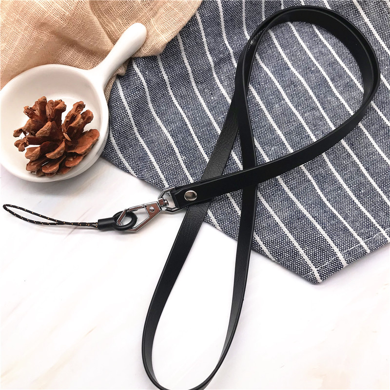 Poslovne trake od PU kože Traka za vrat za identifikacijsku propusnicu, značka za teretanu, ključ za teretanu, USB držač za mobitel, DIY konop za vješanje, larijat