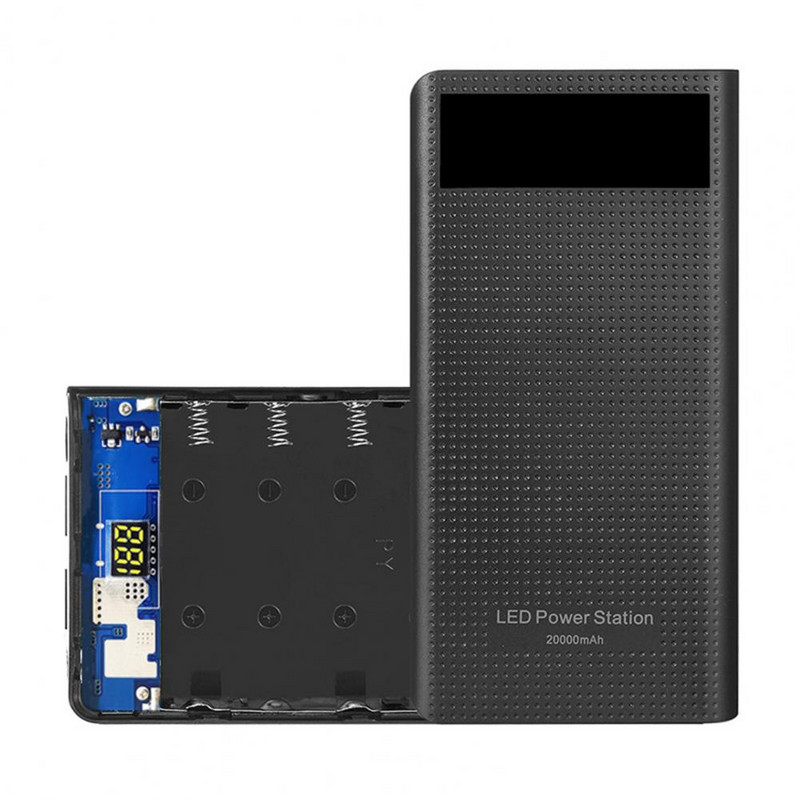 Univerzalna mobilna kutija za napajanje, ergonomska ponovljiva zamjena, uklonjiva kutija za baterije 18650 Kutija za baterije 18650 Javno mjesto