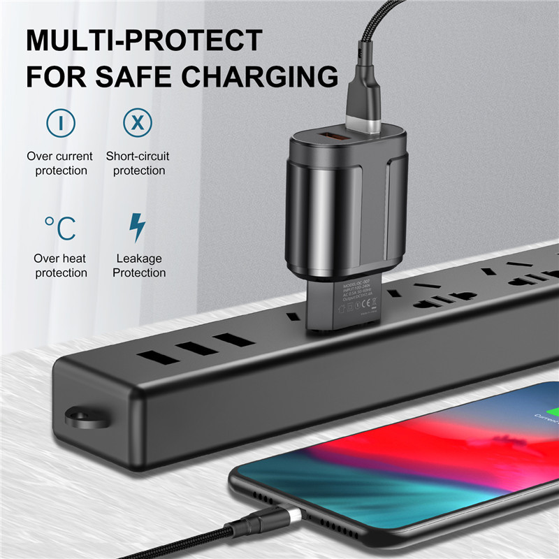 USLION EU/US utikač 2.4A Max Dual USB adapter za brzo punjenje Zidni univerzalni punjač za mobilni telefon za iPhone za Samsung Xiaomi