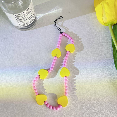 virág karkötő okos telefon szíj zsinórok iPhone/Samsung Case Charms kulcstartó medál kulcsok lánc mobiltelefon szíj