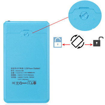 6*18650 Θήκη Power Bank Dual USB Type C Φακός Micro USB Φορτιστής κινητού τηλεφώνου DIY Shell 18650 Battery Holder Charging Box